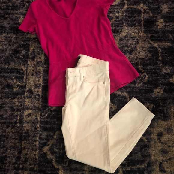 Perfect white skinny jeans 🌞 NWOT - Picture 1 of 3